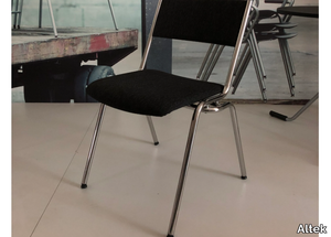 VERTIGO LV02 - Stackable chair with integrated cushion _ Altek