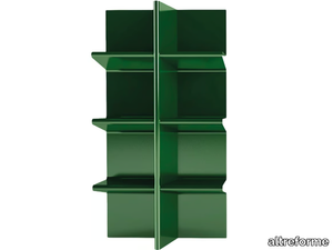 CIOCCOLATA - Open sectional aluminium bookcase _ altreforme