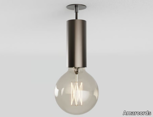 CICCIO E27 - Aluminium pendant lamp with recessed rosette _ Amarcords