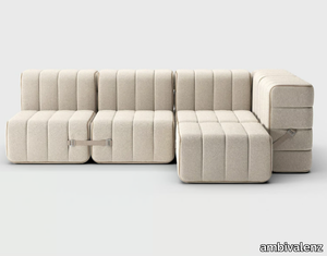 CURT SET 9 - Corner modular fabric sofa _ ambivalenz