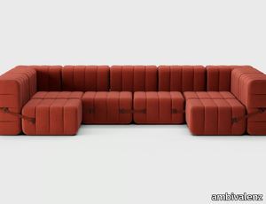 CURT SET OF 15 - Modular sectional fabric sofa _ ambivalenz