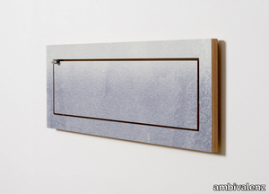 FLÄPPS 80x27x1 - FADING GREY - Folding plywood wall shelf _ ambivalenz