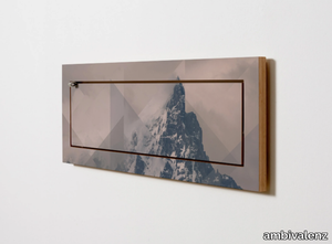 FLÄPPS 80x27x1 - PUERTO NATALES - Folding plywood wall shelf _ ambivalenz