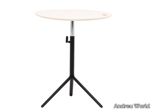 TRIADA OCCASIONAL ME6070 - Height-adjustable aluminium coffee table _ Andreu World