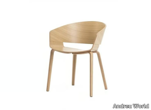 RONDA SO0459 - Oak chair open back _ Andreu World