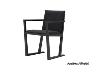 SERENA SO1346 - Chair with armrests with integrated cushion _ Andreu World