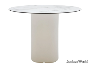 SOLID ME03651 - Polymer table base _ Andreu World