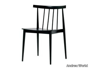 SMILE SI0323 - Stackable beech chair open back _ Andreu World