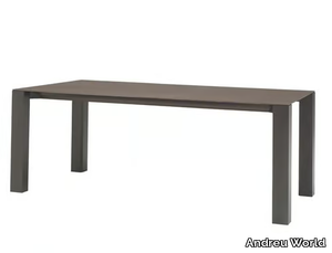 WIND ME5894 / ME5895 / ME5896 - Rectangular aluminium dining table _ Andreu World