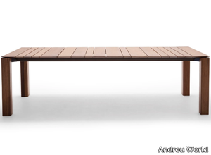 WIND ME 5835 - Rectangular wooden table _ Andreu World