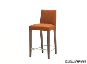 ANNA BQ1385 - Upholstered stool with back _ Andreu World