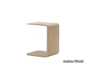 ARC TABLE ME5486 - Oak side table _ Andreu World