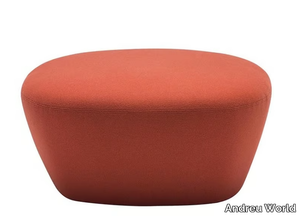 BEAT RS0212 - Upholstered square fabric pouf _ Andreu World