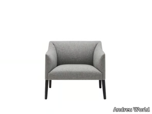 COUVÉ BU1264 - Upholstered easy chair with armrests _ Andreu World