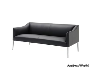 COUVÉ SF1278 - 2 seater leather sofa _ Andreu World