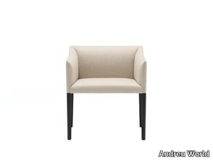 COUVÉ SO1274 - Upholstered chair with armrests _ Andreu World