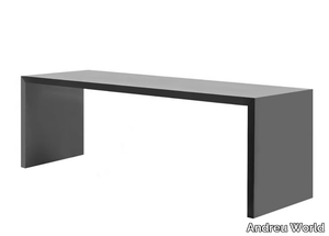 CLOSED H75CM - Rectangular meeting table _ Andreu World