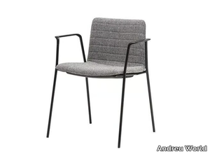 FLEX CHAIR SO1303 - Upholstered stackable chair _ Andreu World