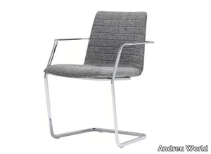 FLEX CORPORATE SO1634 - Cantilever upholstered chair _ Andreu World