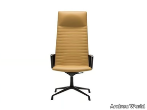 FLEX EXECUTIVE SO1846 - Swivel office chair with 4-Spoke base with armrests _ Andreu World