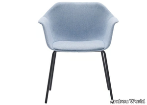 GALA SO0719 - Upholstered fabric chair with armrests _ Andreu World