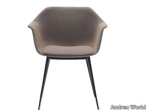 GALA SO0720 - Upholstered fabric chair with armrests _ Andreu World