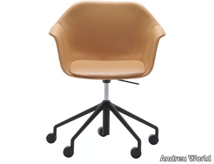 GALA SO0722 - Swivel office chair with castors with 5-Spoke base _ Andreu World