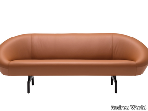 GIRO SOFT SF0318 - Leather small sofa _ Andreu World