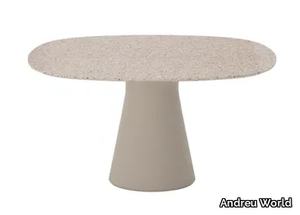 REVERSE OUTDOOR ME14600 - Garden table with thermo-polymer base _ Andreu World