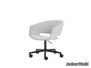 RONDA SO0479 - Swivel office chair with 5-Spoke base _ Andreu World