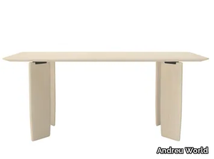 ORU ME6540 - Rectangular ash dining table _ Andreu World