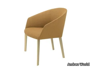 BRANDY BU2998 - Upholstered chair with armrests _ Andreu World