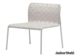 COSTA BU0278 - Stackable aluminium easy chair _ Andreu World