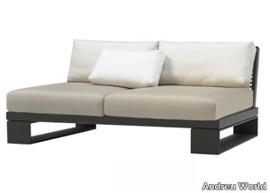 LANDSCAPE ALU SF4630 - 2 seater aluminium garden sofa _ Andreu World