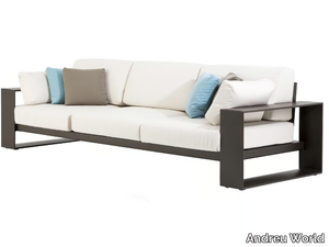 LANDSCAPE ALU SF4633 - 3 seater aluminium garden sofa _ Andreu World