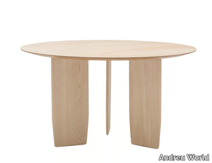 ORU ME6549 - Round ash table _ Andreu World