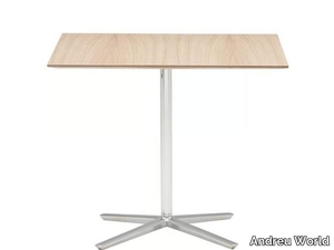 QUATTRO BM4726 - Aluminium table base with 4-spoke base _ Andreu World