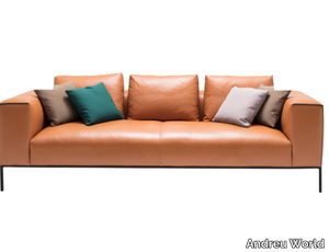 RAGLAN HOME SF2211 - 3 seater leather sofa _ Andreu World