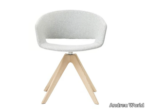 RONDA SO0460 - Swivel upholstered chair _ Andreu World