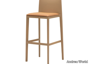 SAIL BQ1250 - Polymer stool with footrest _ Andreu World