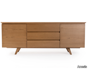 HABBA - Solid wood sideboard with drawers _ Anesis