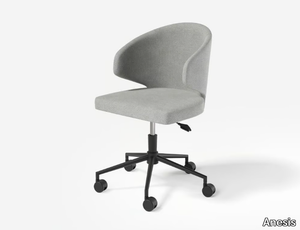 SANITA - Upholstered fabric office chair with castors _ Anesis