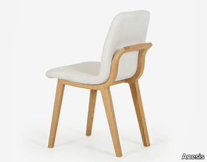 BRACE - Upholstered solid wood chair _ Anesis