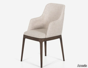 GALICIA - Fabric chair with armrests _ Anesis