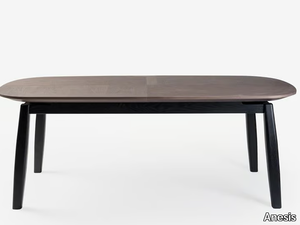 GALLO - Extending oval dining table _ Anesis