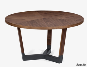 SITO - Round solid wood dining table _ Anesis