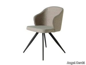 4057 - Fabric chair with armrests _ Angel Cerdá