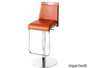 4072 - Swivel Imitation leather barstool height-adjustable _ Angel Cerdá