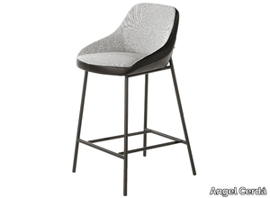 4100 - Upholstered kitchen stool with footrest _ Angel Cerdá