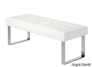 5000 - Tufted upholstered Eco-leather bench _ Angel Cerdá